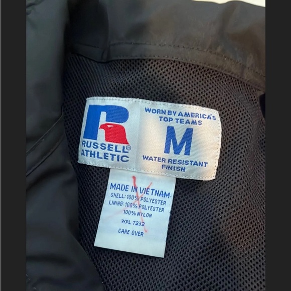 Mens Russell athletics medium zip up jacket - Picture 3 of 3